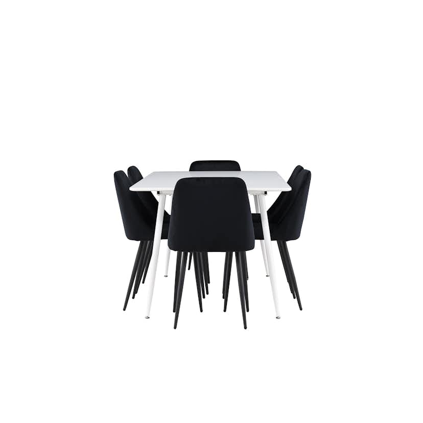 Matgrupp Venture Home Silar 180 med 6 st Night Stolar