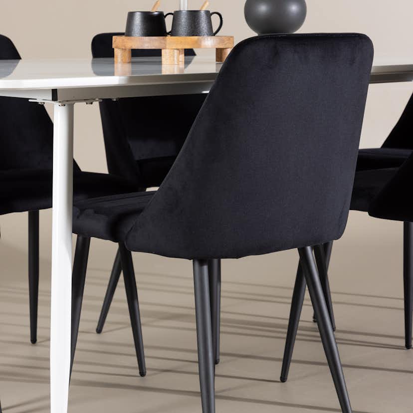 Matgrupp Venture Home Silar 180 med 6 st Night Stolar