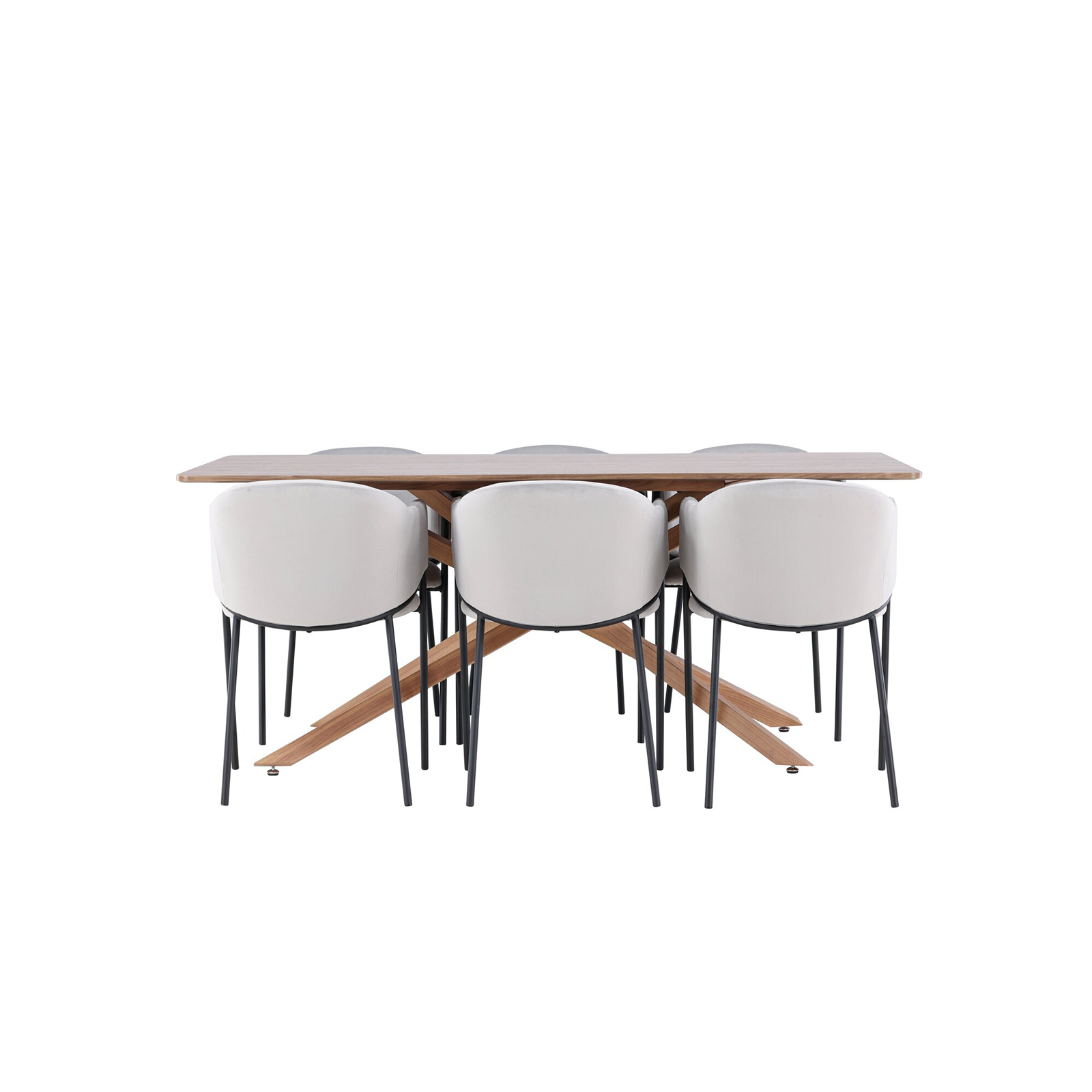 Matgrupp Venture Home Piazza 180 med 6 st Evelina Stolar