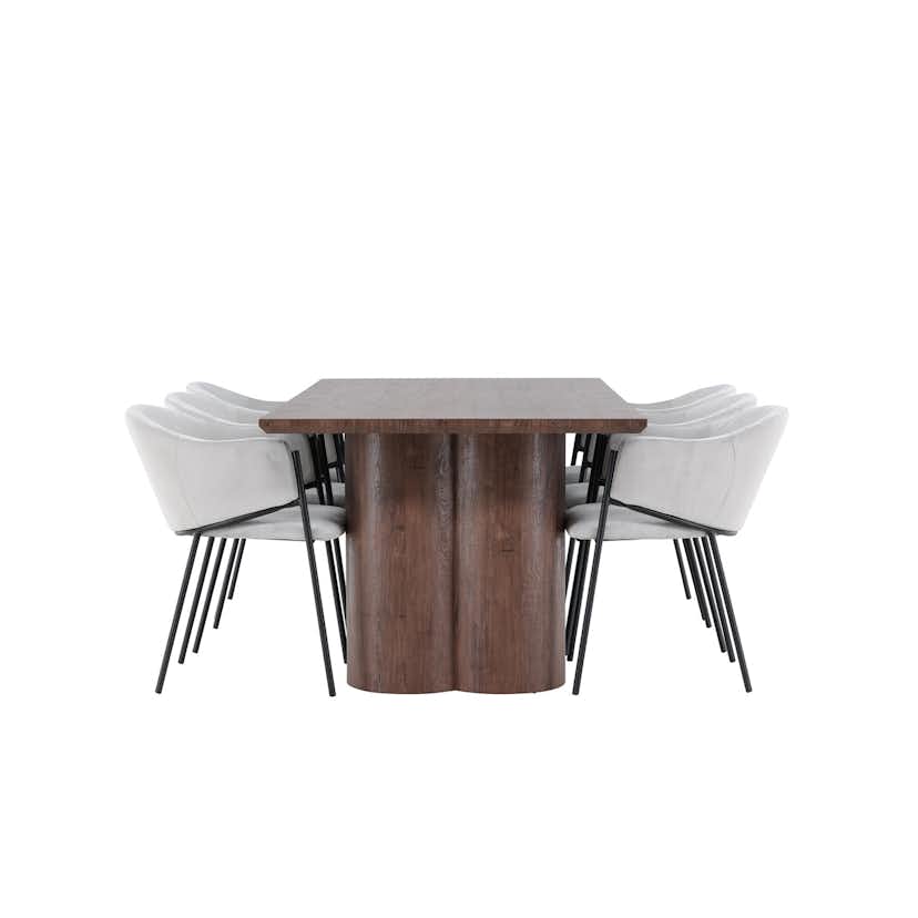 Matgrupp Venture Home Olivia 210 med 6 st Evelina Stolar