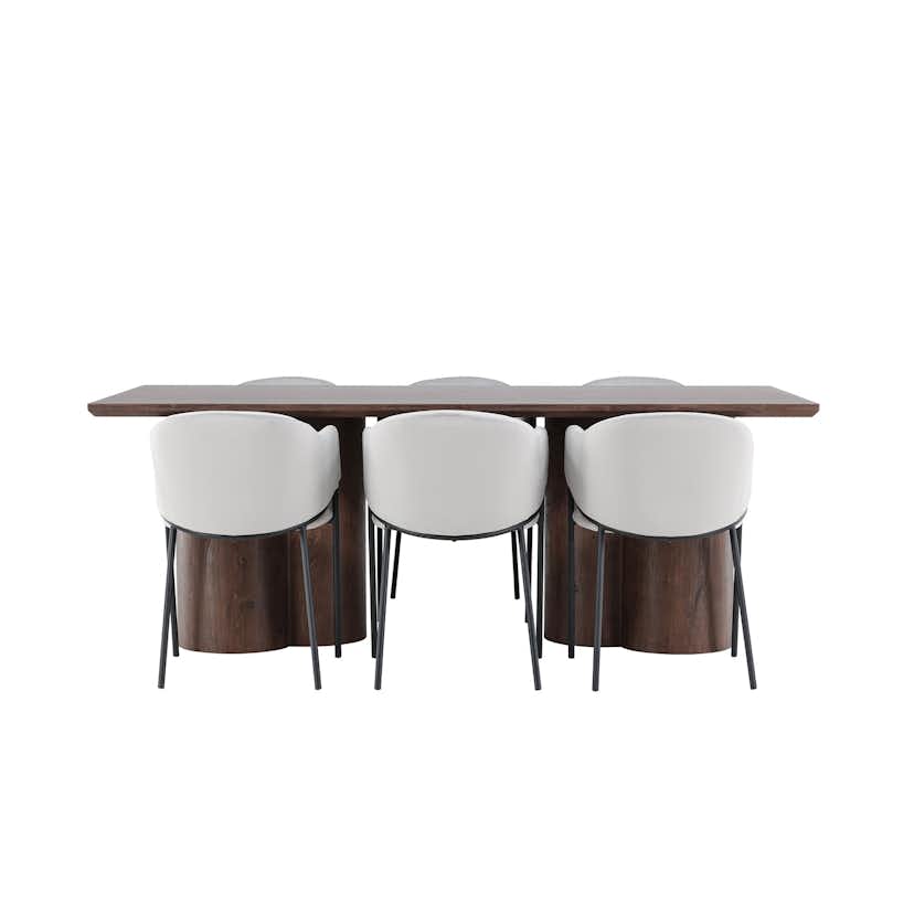 Matgrupp Venture Home Olivia 210 med 6 st Evelina Stolar