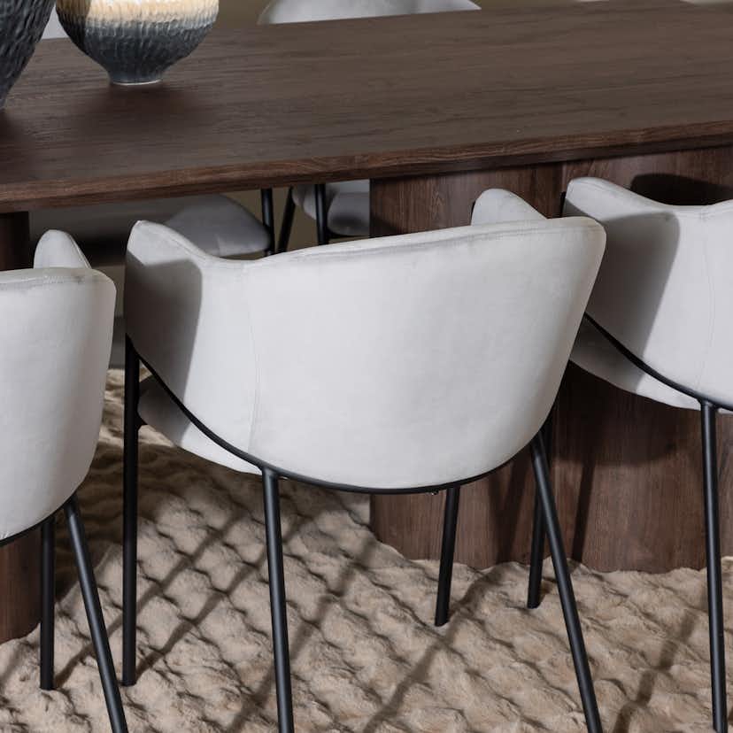 Matgrupp Venture Home Olivia 210 med 6 st Evelina Stolar