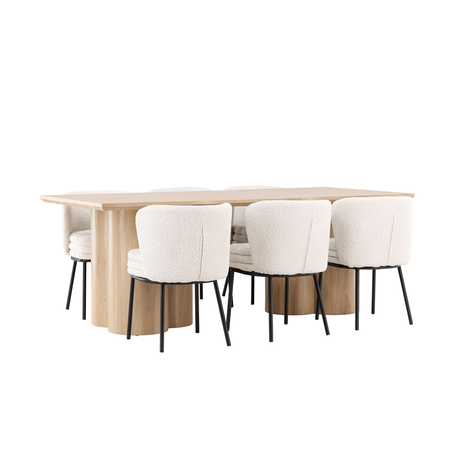 Matgrupp Venture Home Olivia 210 med 6 st Agnes Stolar