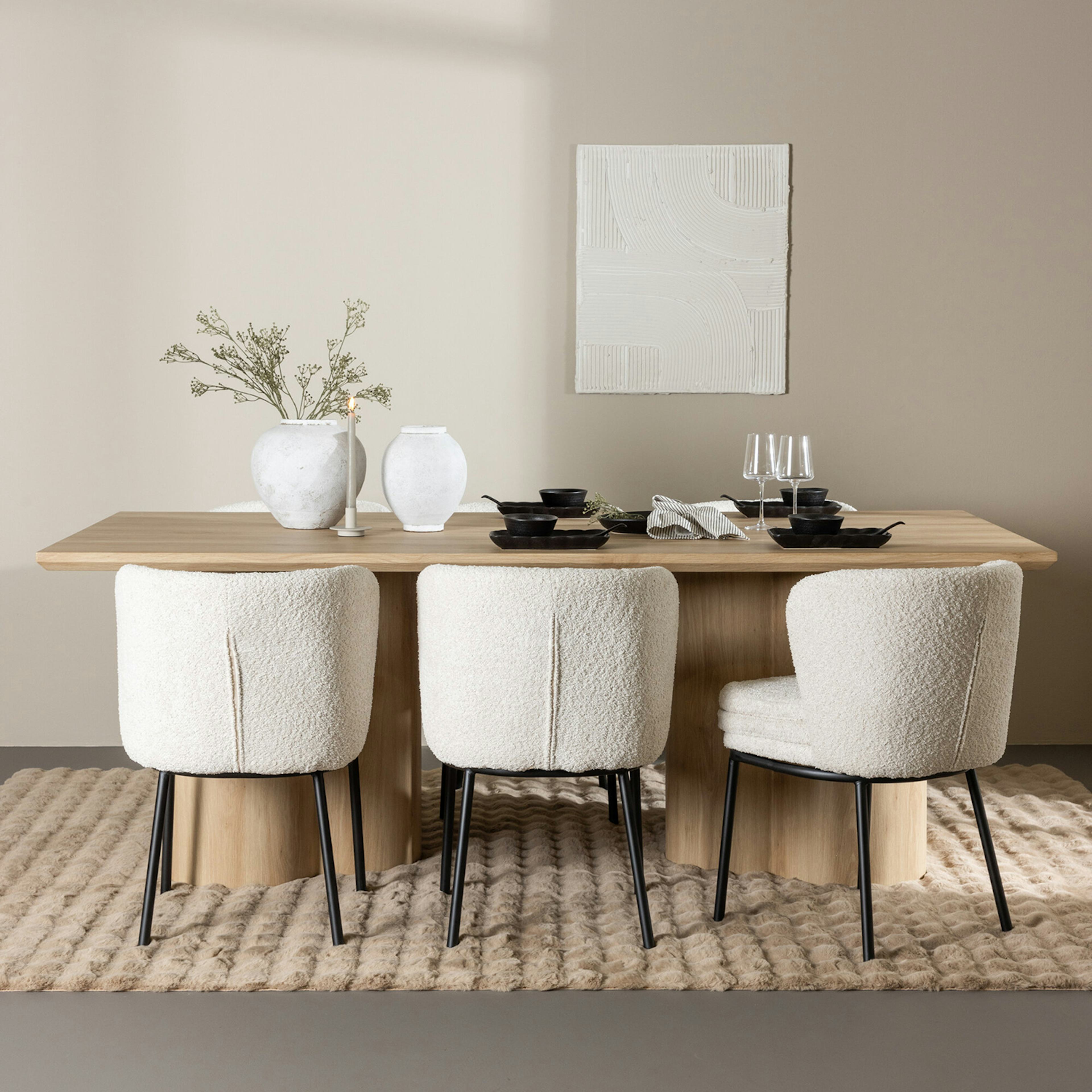 Matgrupp Venture Home Olivia 210 med 6 st Agnes Stolar