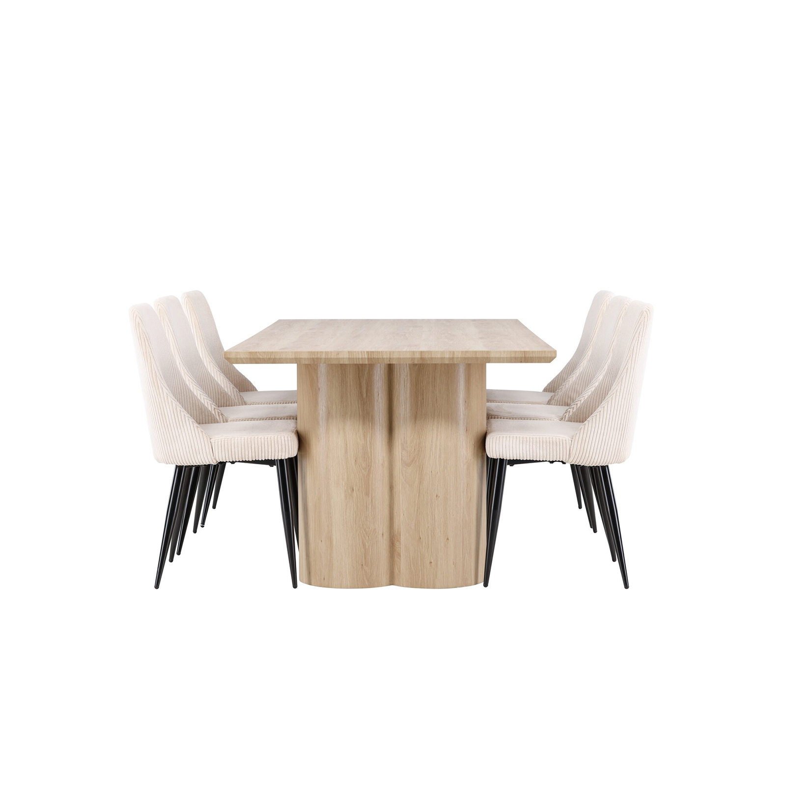 Matgrupp Venture Home Olivia 210 med 6 st Leone Stolar