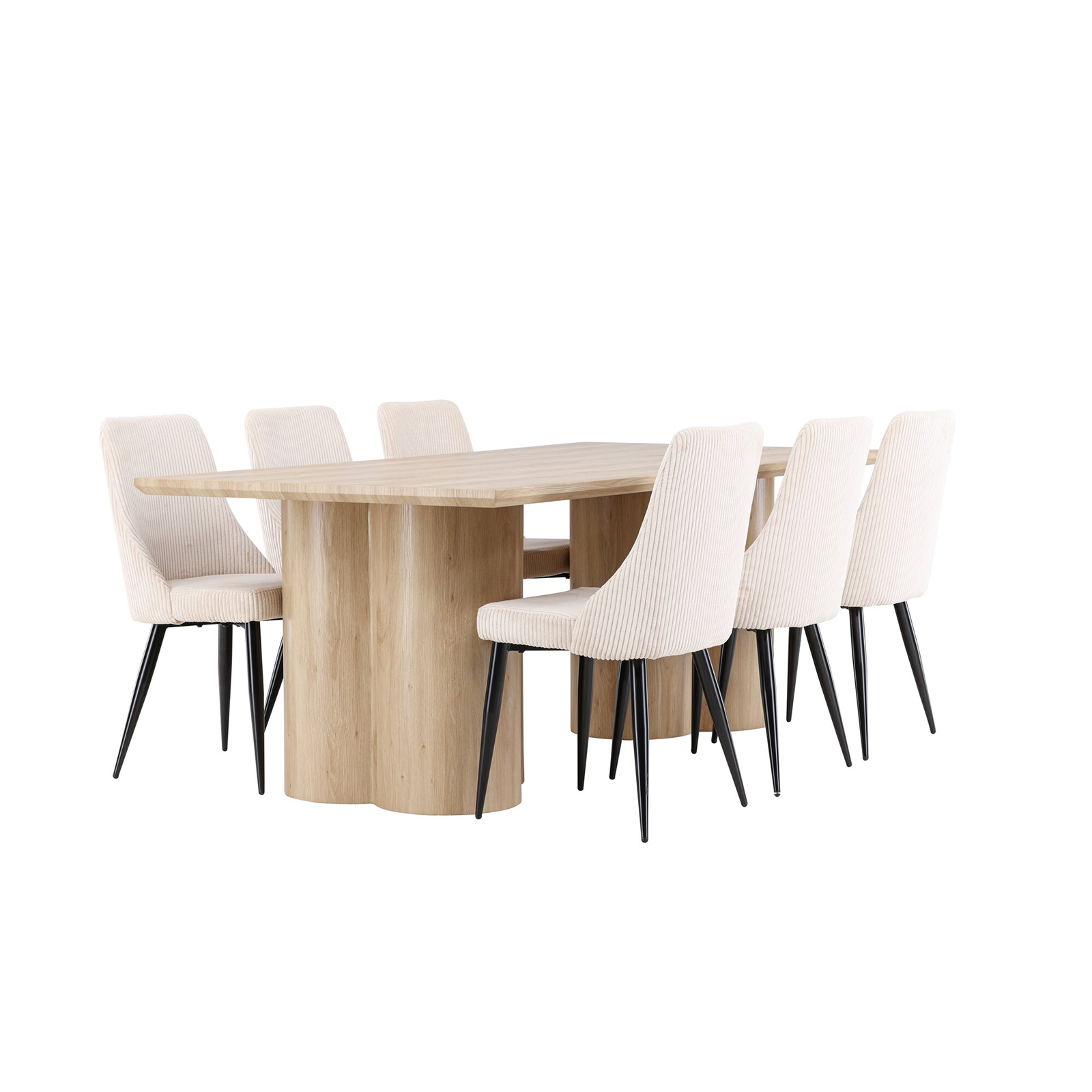 Matgrupp Venture Home Olivia 210 med 6 st Leone Stolar