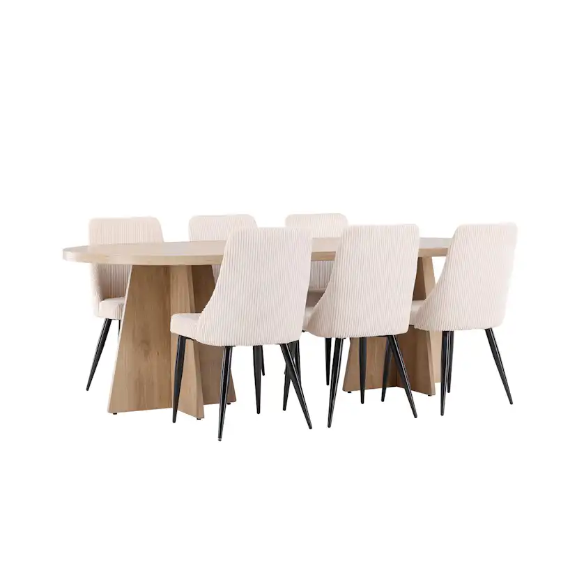 Matgrupp Venture Home Bootcut 230 med 6 st Leone Stolar