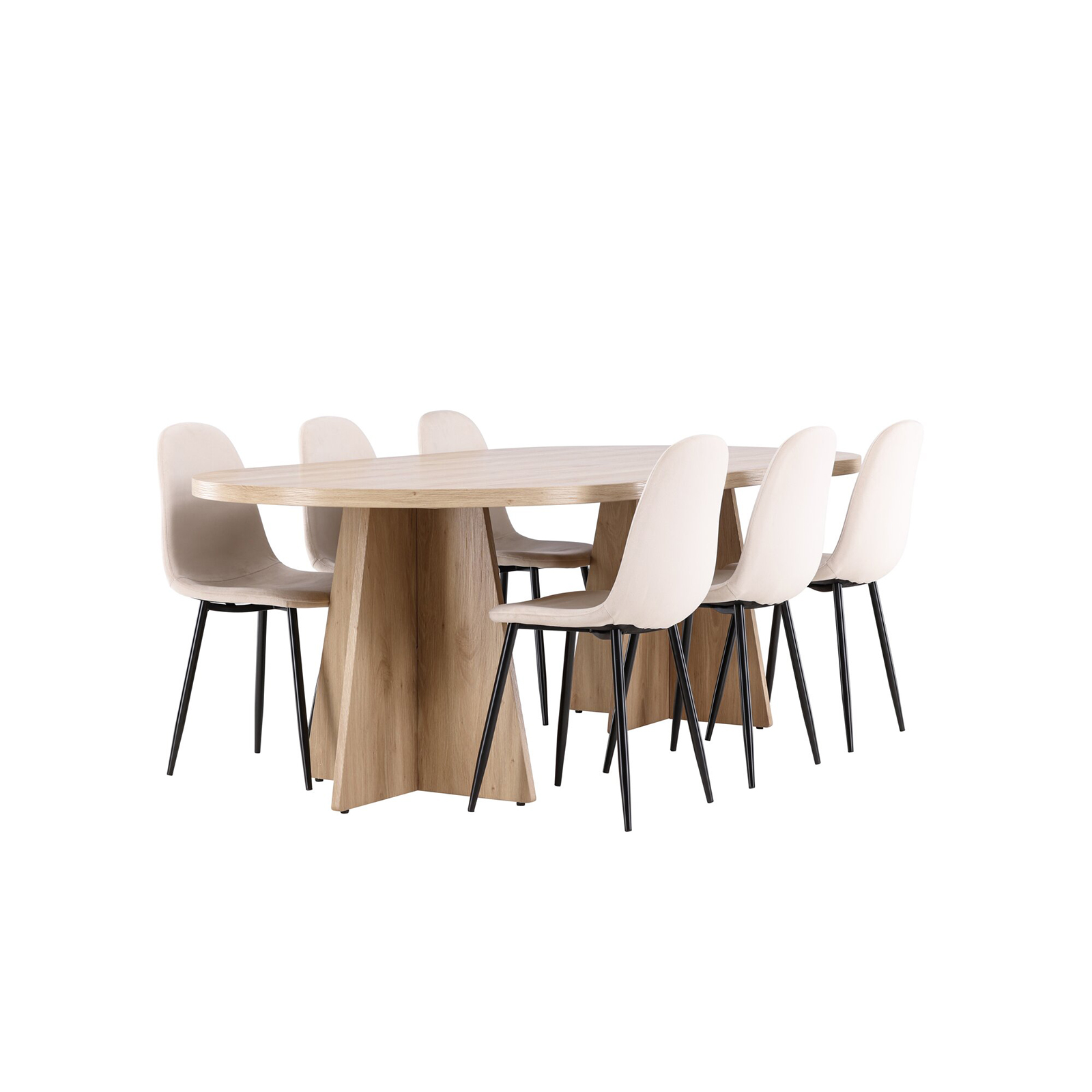 Matgrupp Venture Home Bootcut 230 med 6 st Polar Stolar Sammet