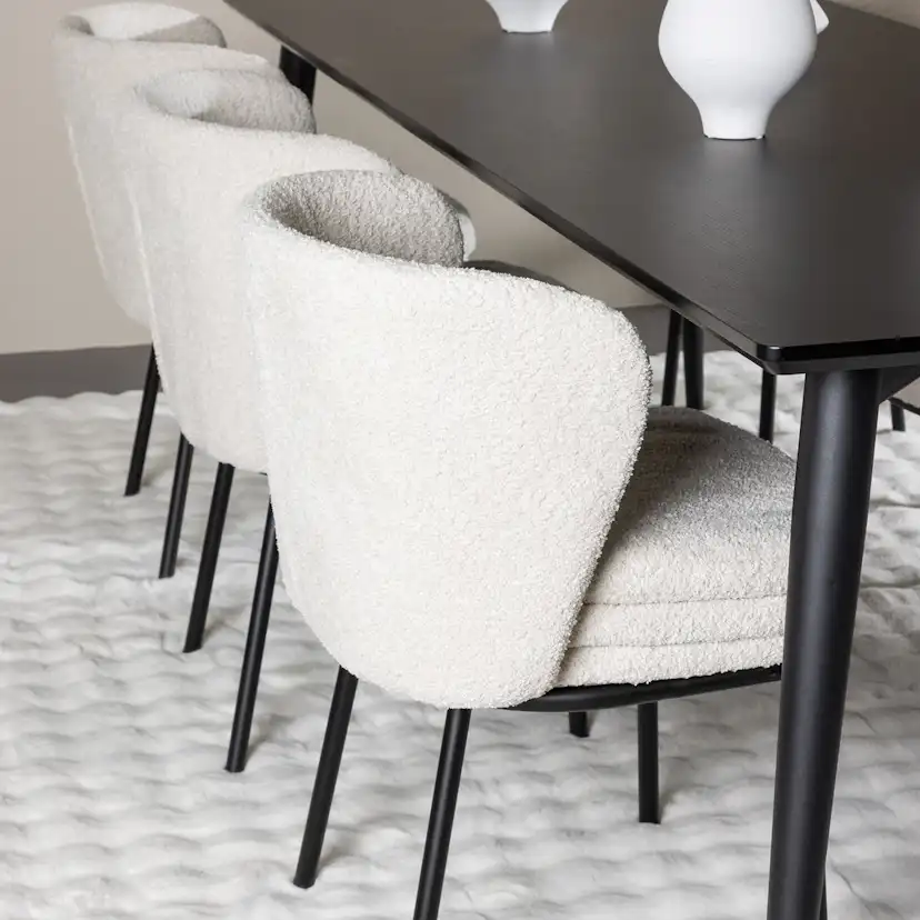 Matgrupp Venture Home Ellis 230 med 6 st Agnes Stolar