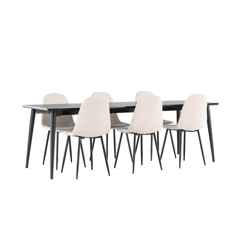 Matgrupp Venture Home Ellis 230 med 6 st Polar Stolar