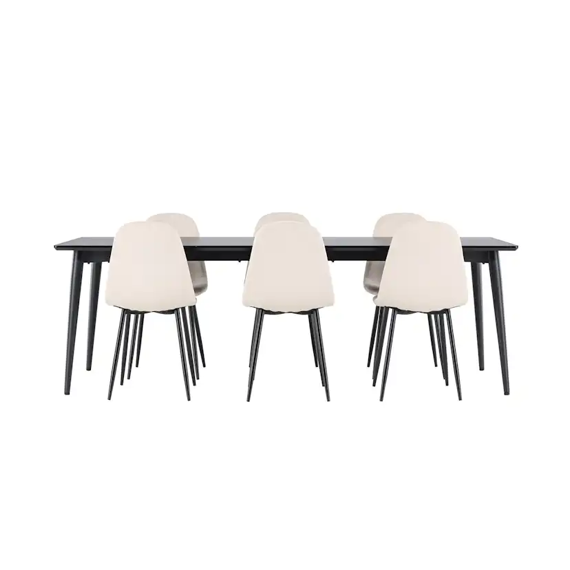 Matgrupp Venture Home Ellis 230 med 6 st Polar Stolar