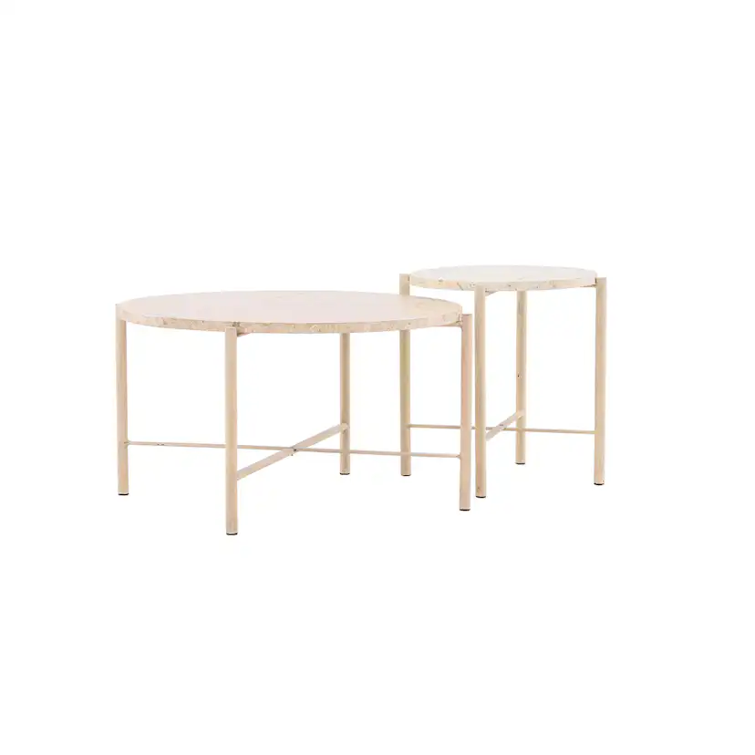 Soffbord Vind Sandhamn Ø70 cm & Ø40 cm