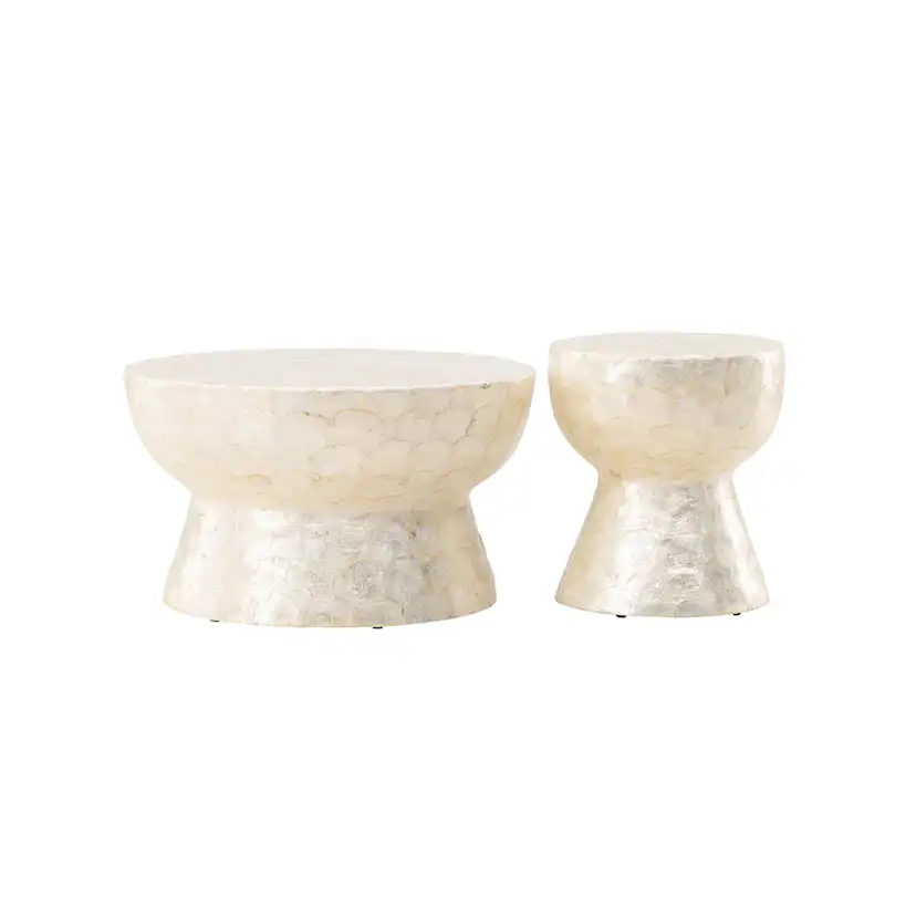 Soffbord Vind Sandön Ø70 cm & Ø40 cm