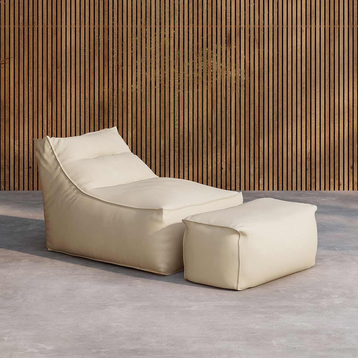 Loungefåtölj Venture Home Redang med Fotpall