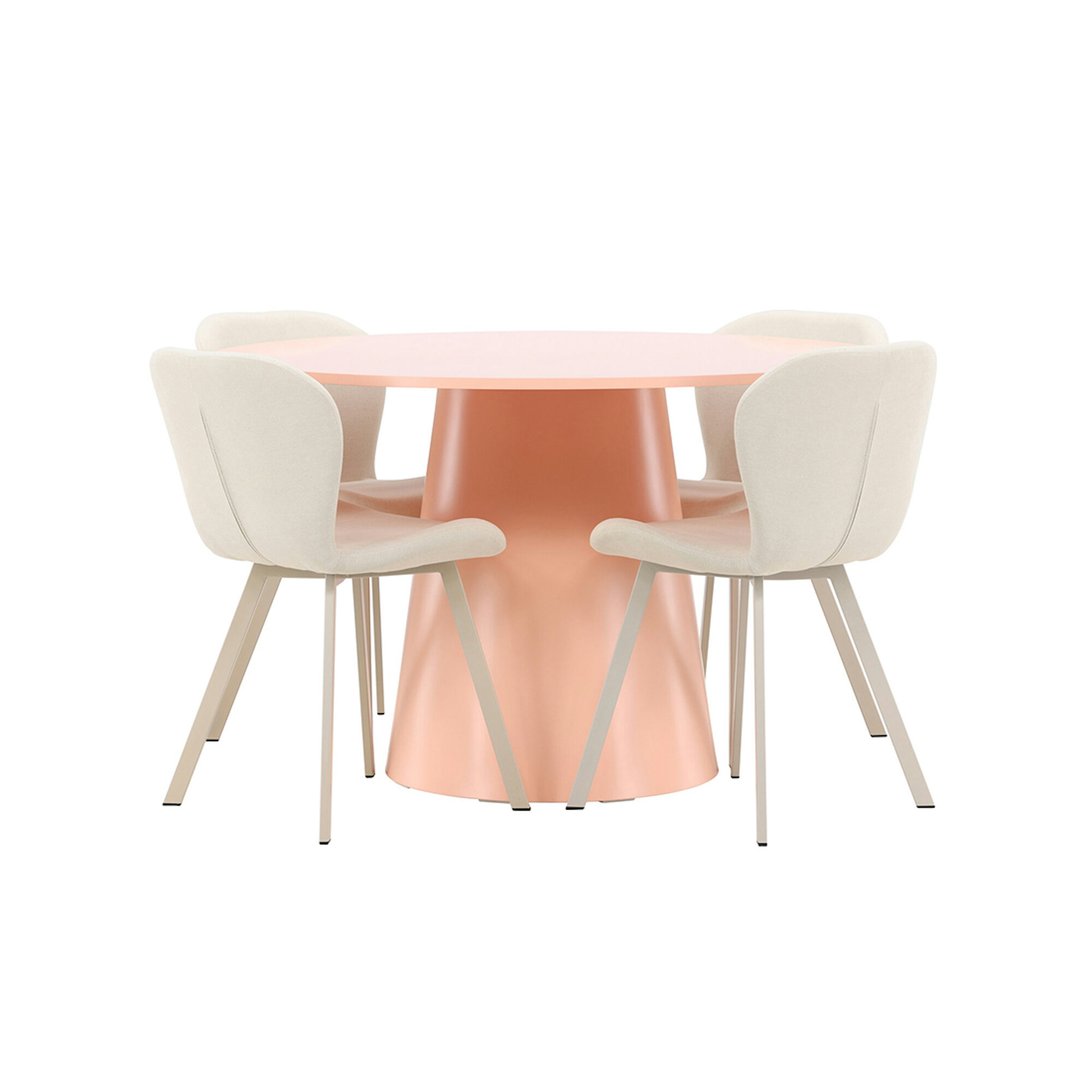 Matgrupp Venture Home Lanzo Ø120 cm med 4st Lilja Matstolar