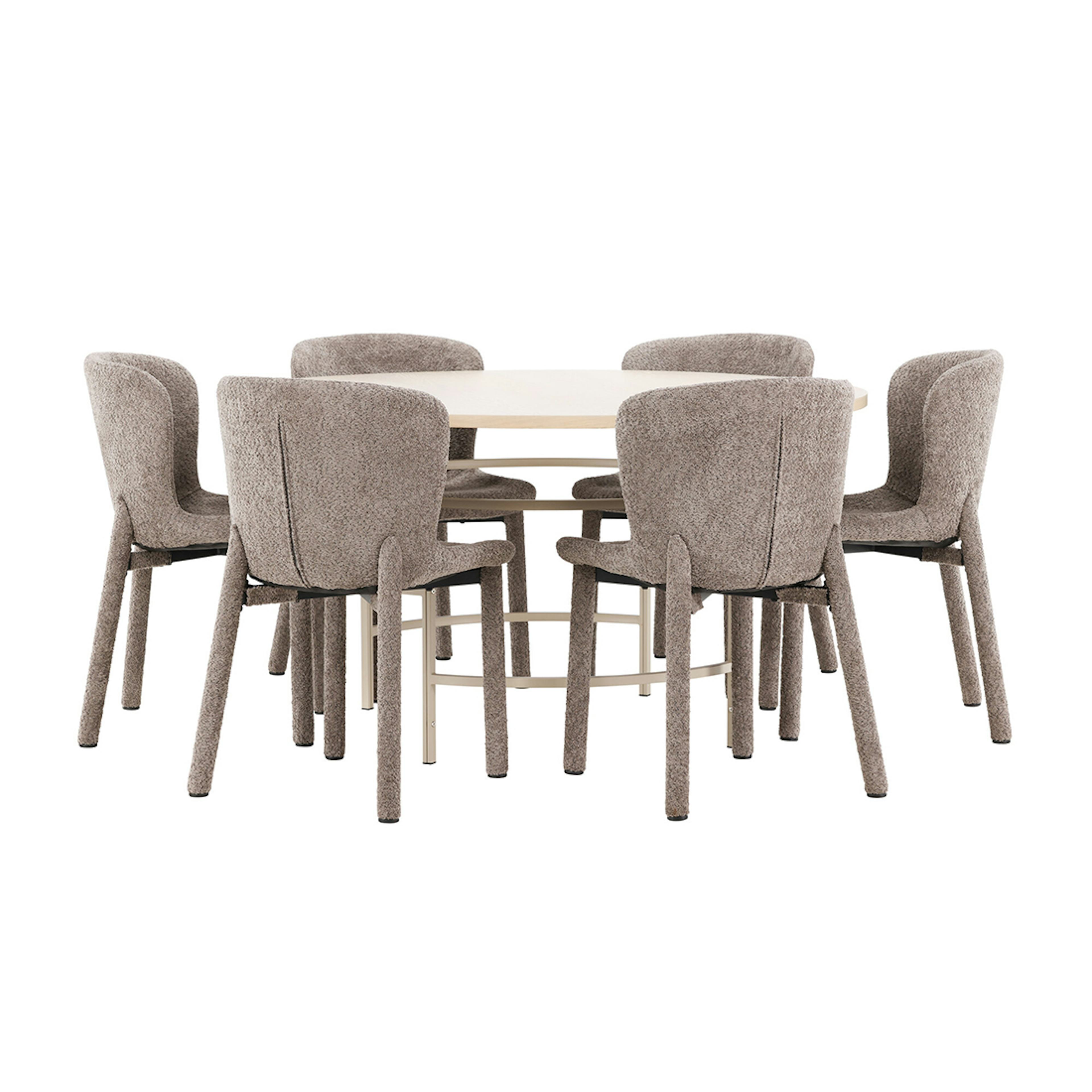 Matgrupp Venture Home Copenhagen Ø140 cm med 6st Astoria Matstolar