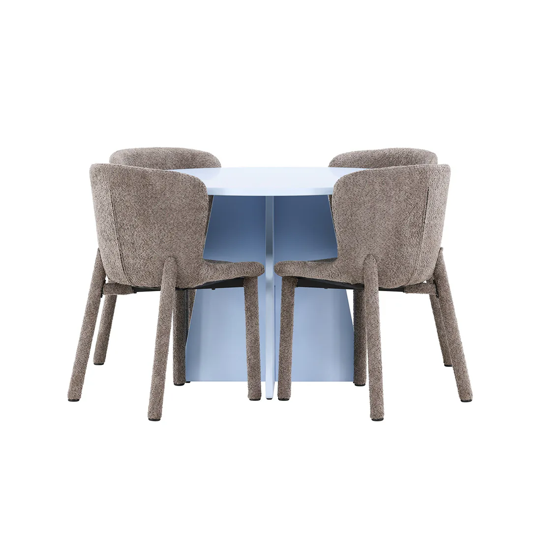 Matgrupp Venture Home Bootcut Ø110 cm med 4st Astoria Matstolar