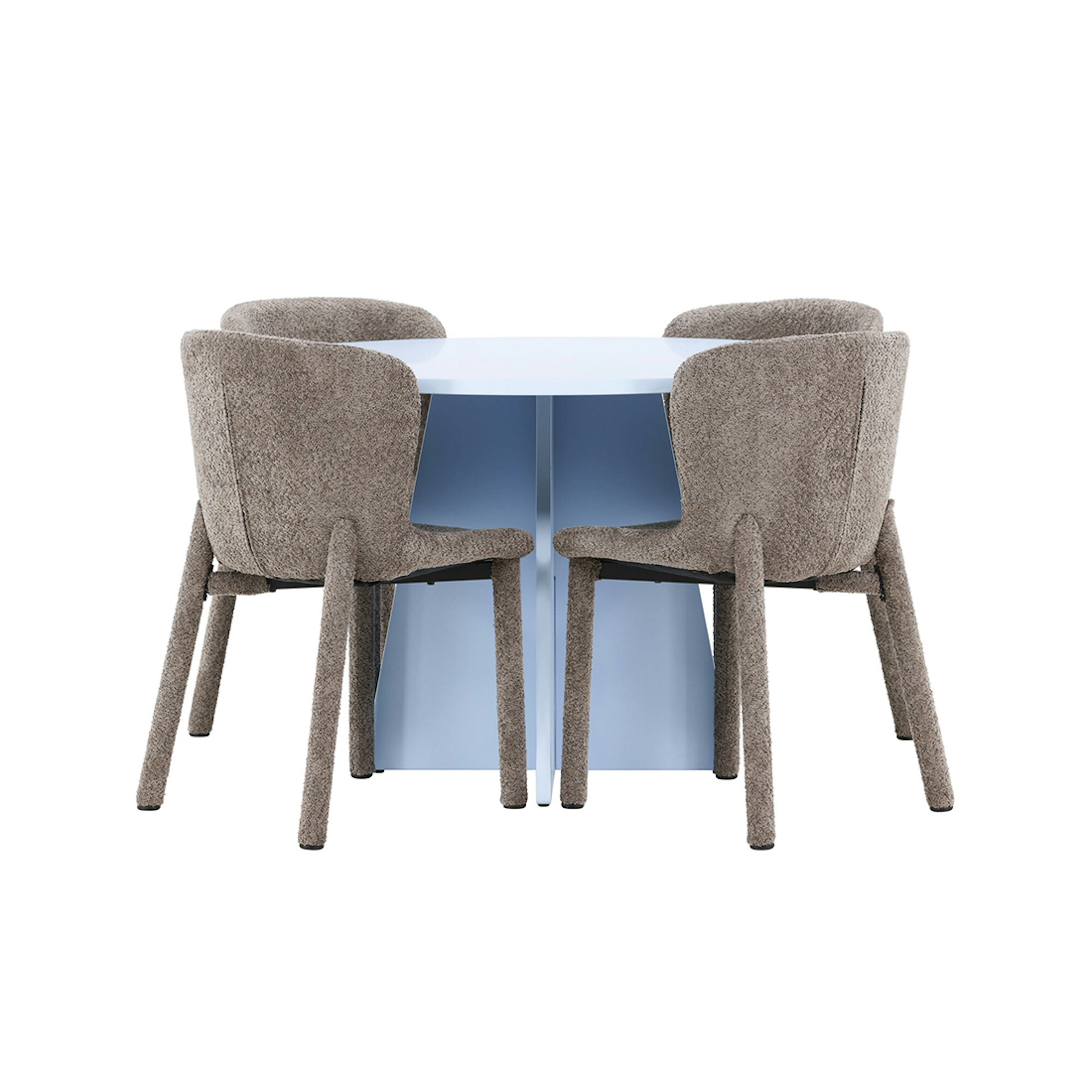 Matgrupp Venture Home Bootcut Ø110 cm med 4st Astoria Matstolar