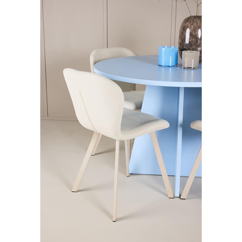 Matgrupp Venture Home Bootcut Ø110 cm med 4st Lilja Matstolar