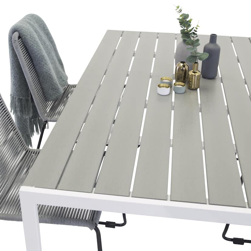 Matgrupp Utomhus Venture Home Bront 150 med 4 Leon Trädgårdsstolar