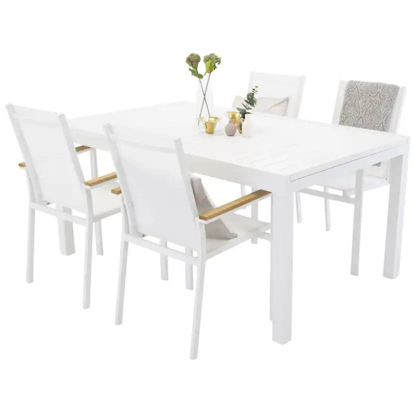 Matgrupp Venture Home Madrid 160/240 med 4 Tilly Stolar