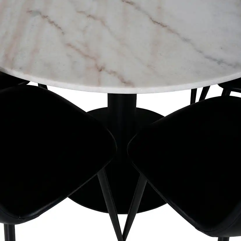 Matgrupp Venture Home Estelle med 6 Pobbie Stolar