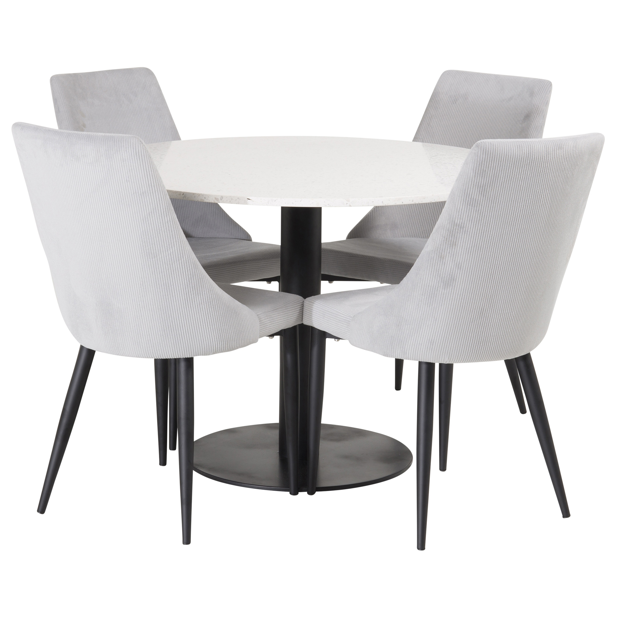 Matgrupp Sky Furniture Roxanna Vit Bord med 4 Laura Stolar Matgrupp Sky Furniture Roxanna Vit Bord med 4 Corina Stolar