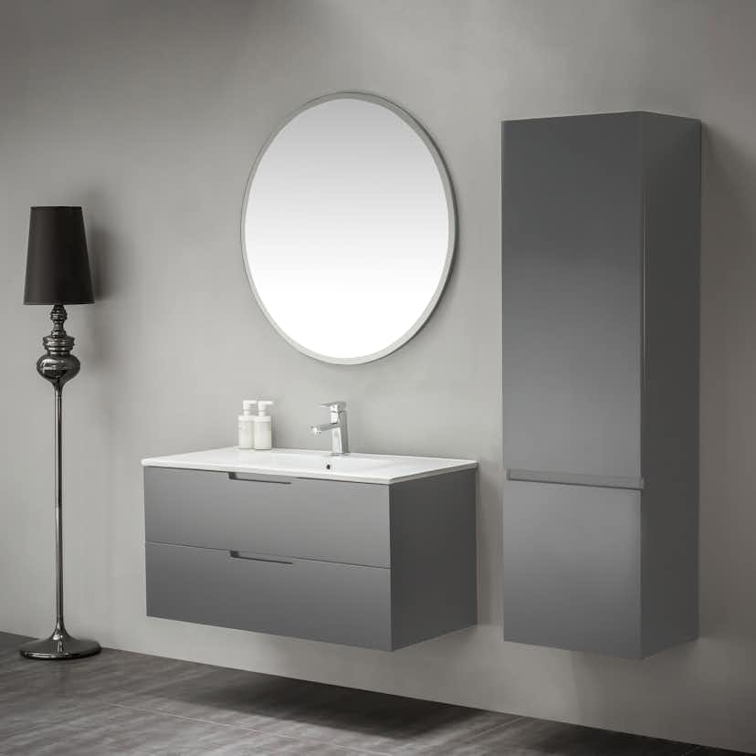 Sidoskåp Bathlife Eufori Grå