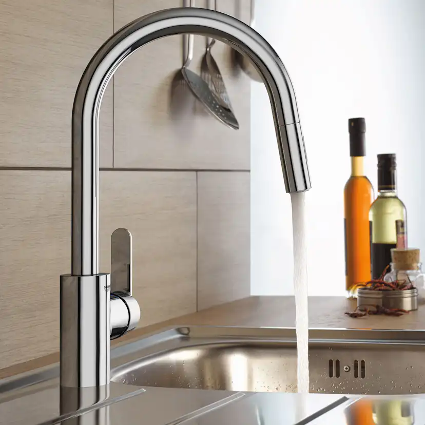 Köksblandare Grohe Get 31484 med Utdragbar Pip