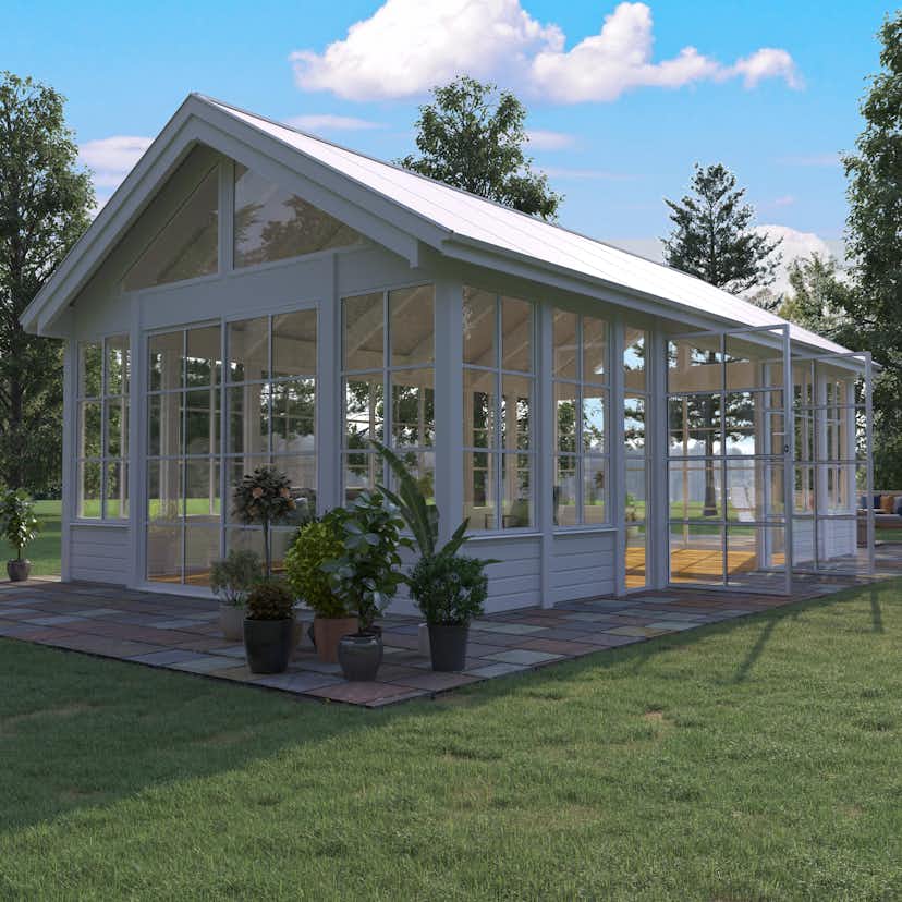 Växthus/Orangeri Landskap Grönska Sommar 30 kvm