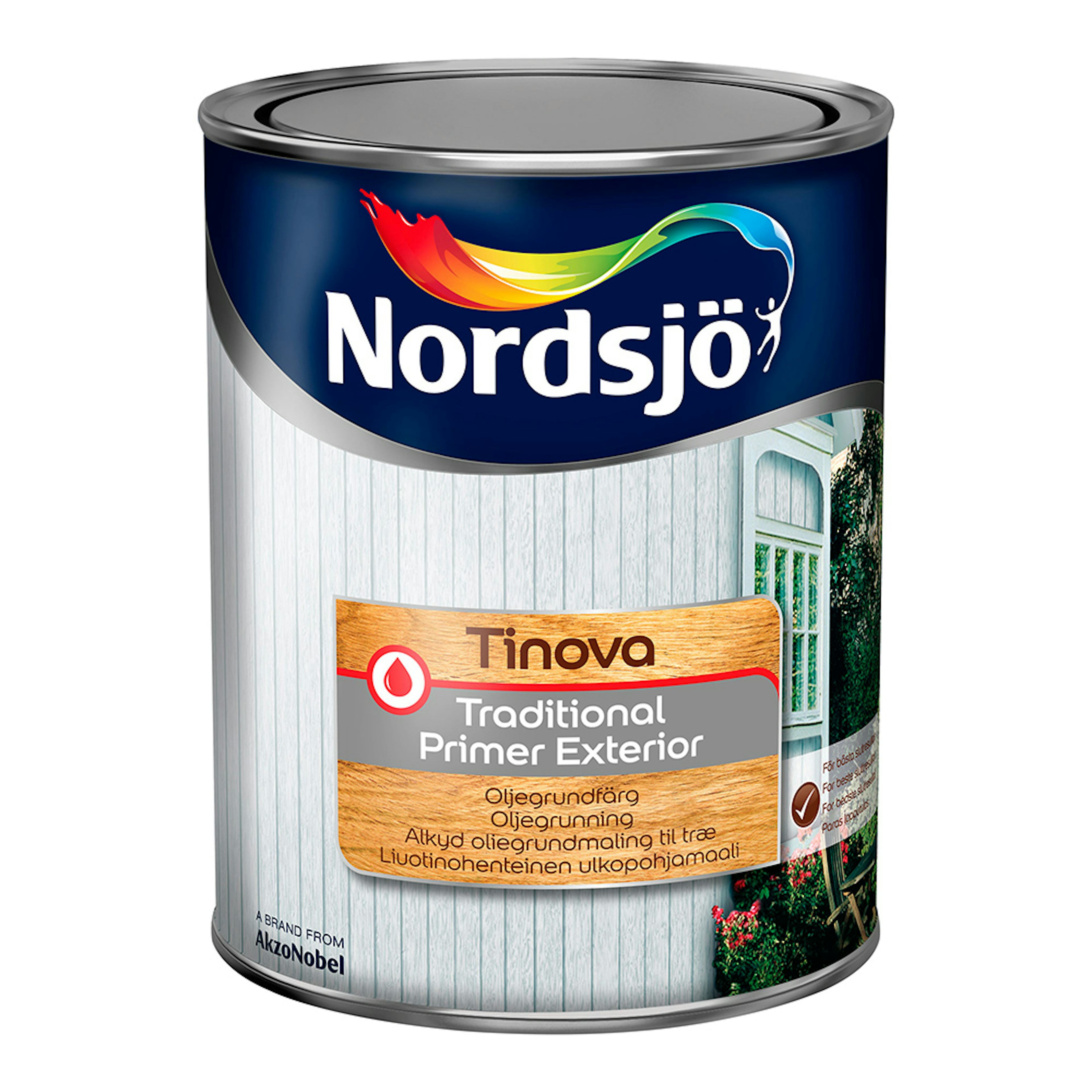 Grundfärg Nordsjö Tinova Traditional Primer Exterior Vit