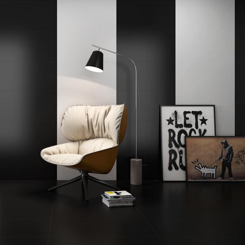 Klinker Tenfors Cromatic Black Matt 60x60 cm