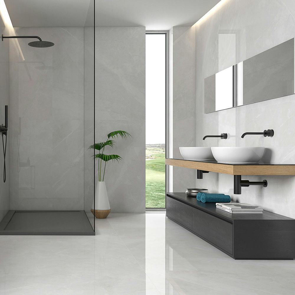 Klinker Tenfors Magda Blanco Marmor Blank 90x90 cm