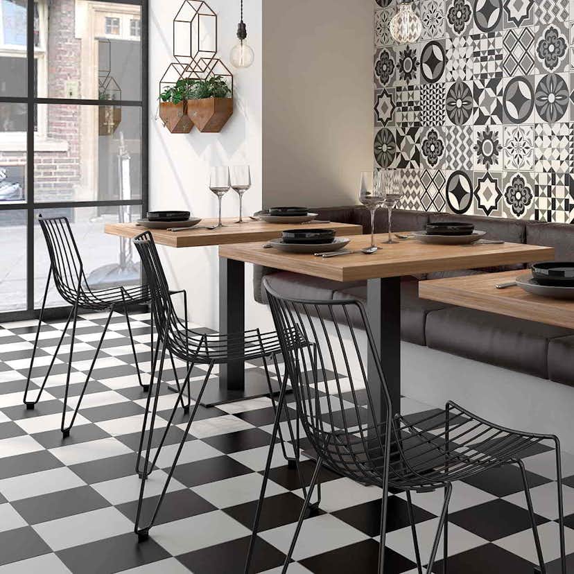 Klinker Tenfors Mugat Svart Matt 22x22 cm