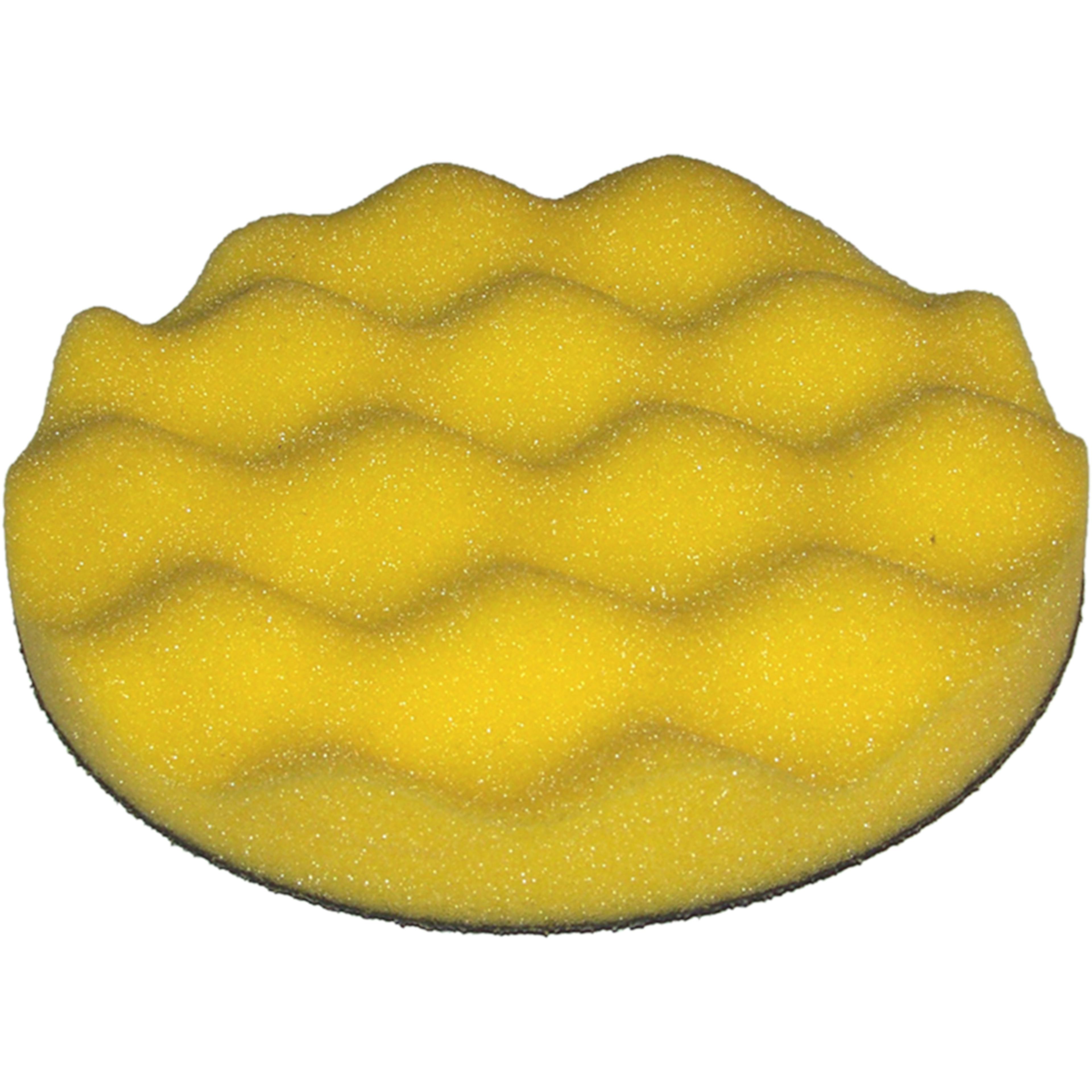 Polerrondell Turtle Wax Våfflad Gul 25x130mm