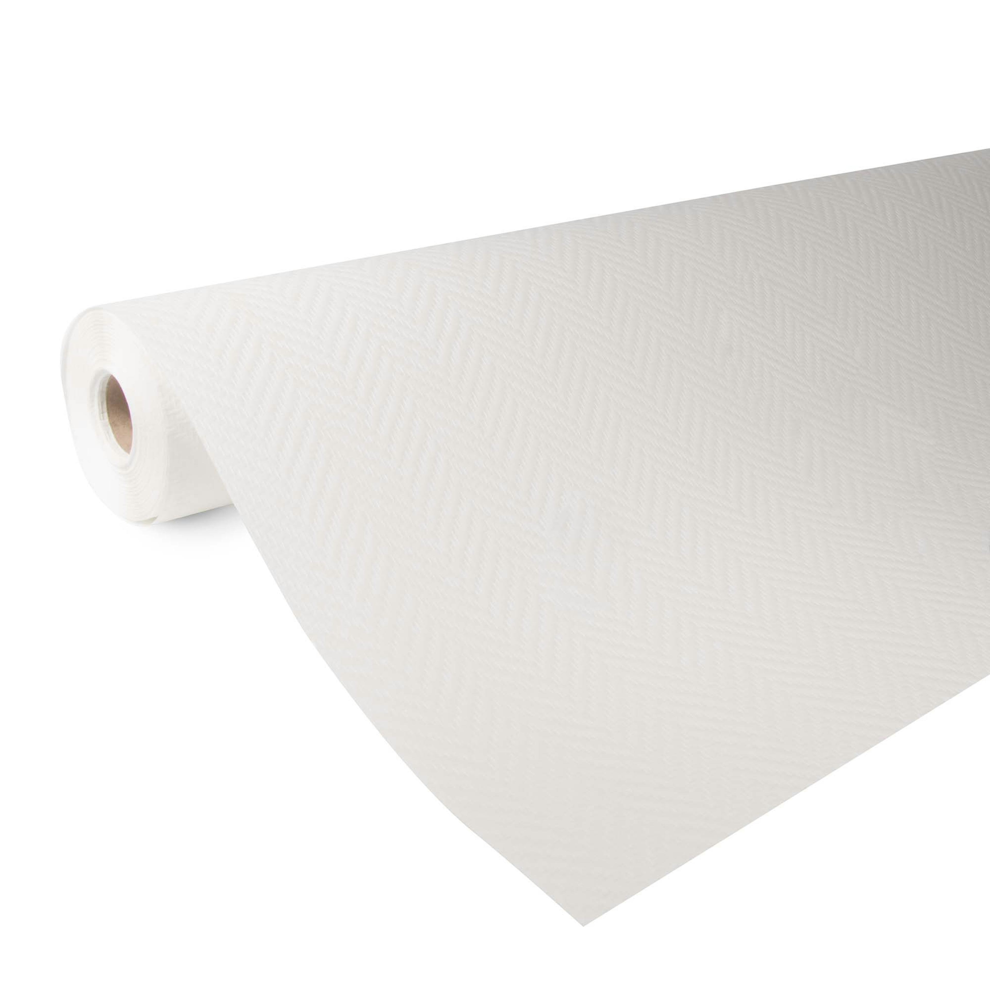 Tapet Fresco Förgrundad Glasfiberväv Fiskben Vit 25 m 165g/m2