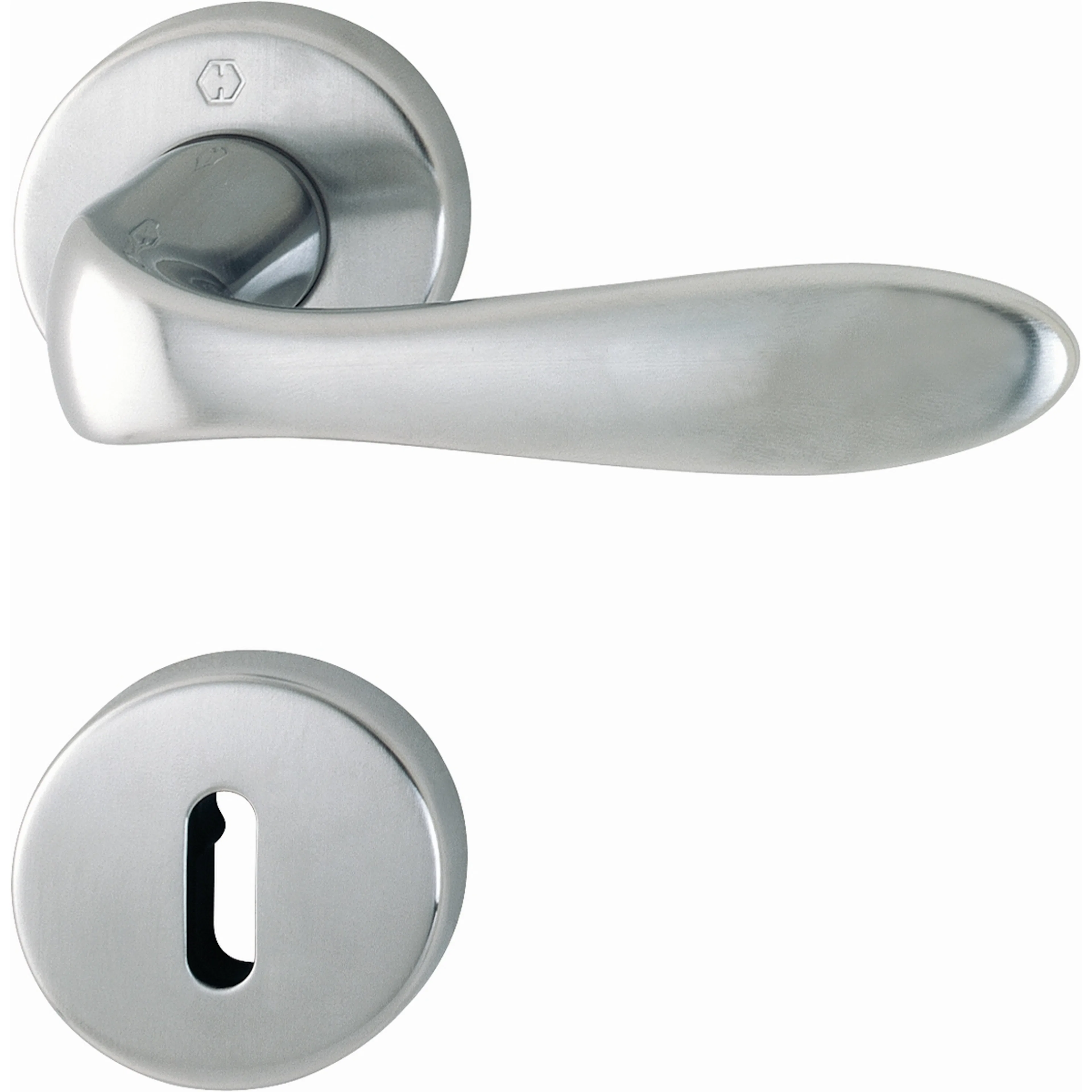 Innerdörrhandtag HOPPE Genova M1535 37-42 Nyckelskylt