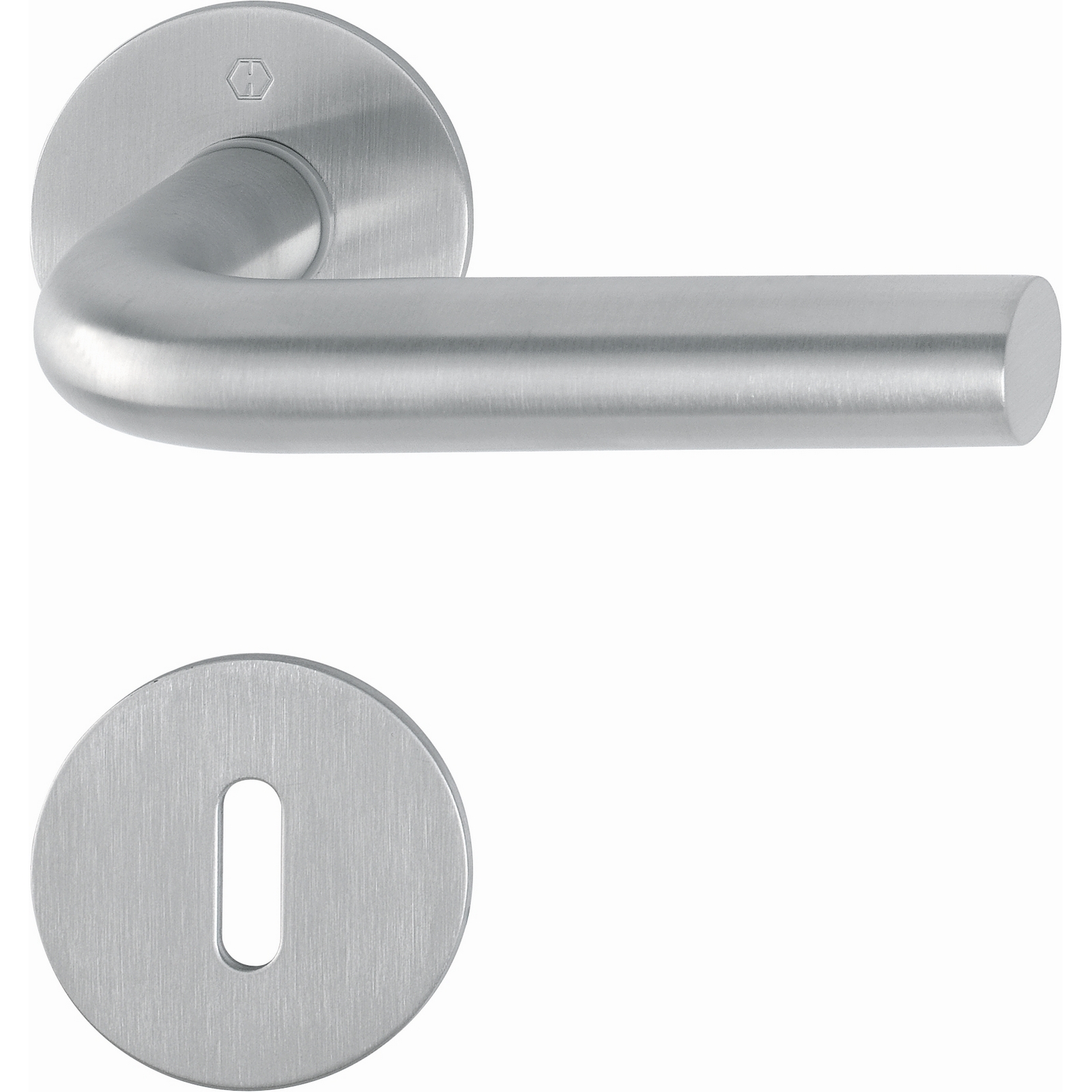 Innerdörrhandtag HOPPE Bonn E+150 35-43 Nyckelskylt