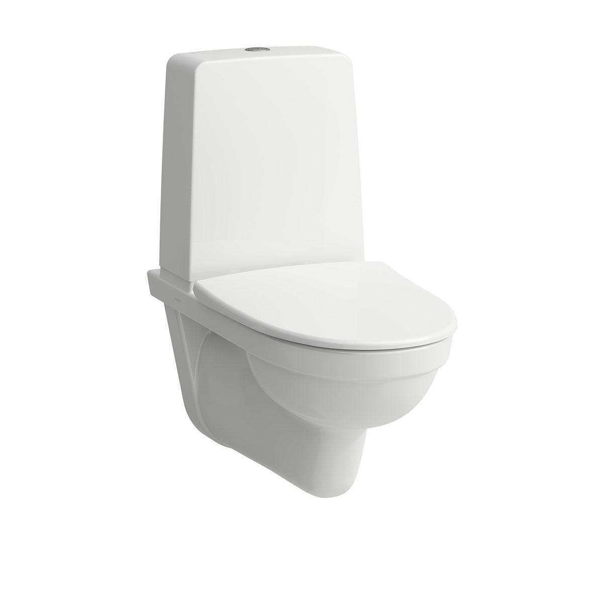 Vägghängd Toalettstol Laufen Kompas 825159 Rimless inkl Mjuksits