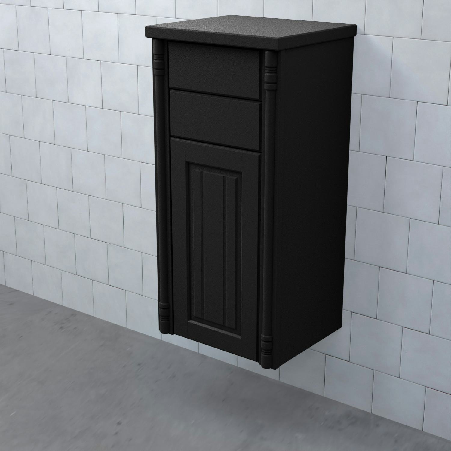 Halvhögt Skåp Björbo Badrum Valhall med Lucka och 2 Lådor