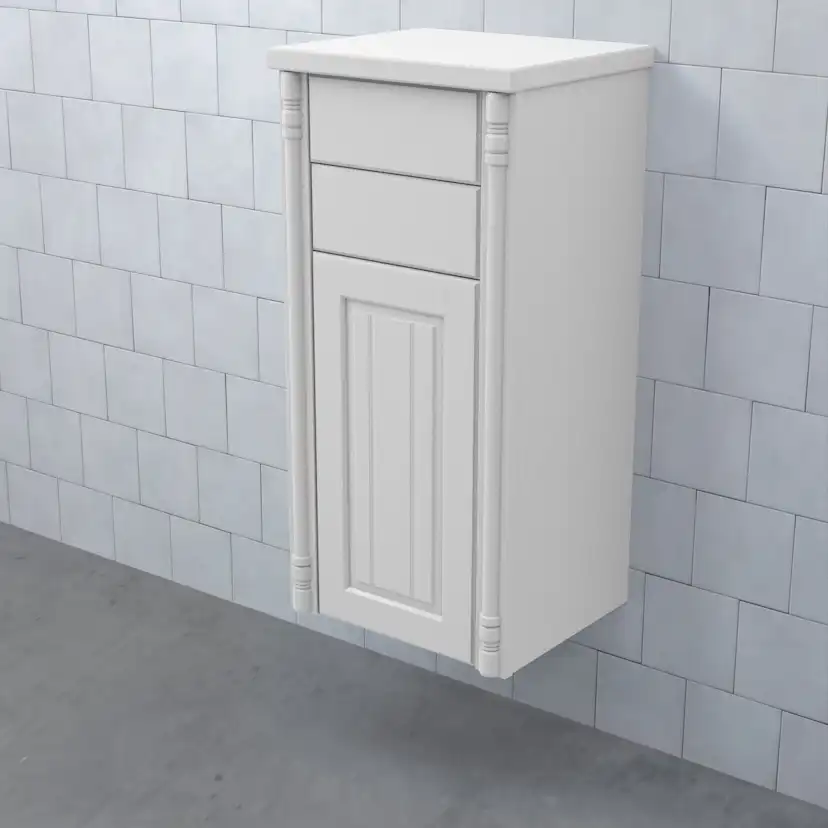 Halvhögt Skåp Björbo Badrum Valhall med Lucka och 2 Lådor