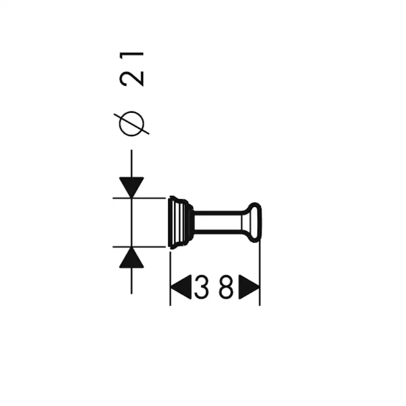 Handdukskrok Axor Montreux Krom