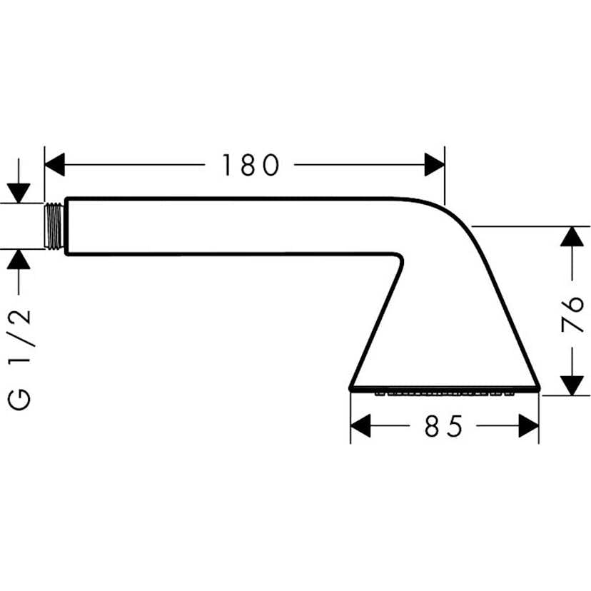 Handdusch Axor Showers/Front 85 1jet