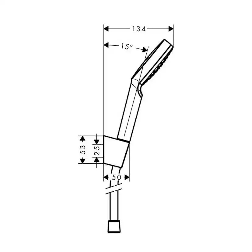 Handdusch Hansgrohe Crometta 1jet Porter Set