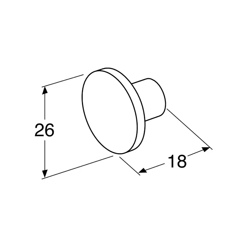 Knopp Gustavsberg K2