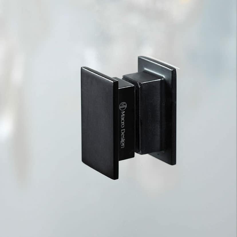 Duschdörr Macro Design Empire Nisch Klarglas