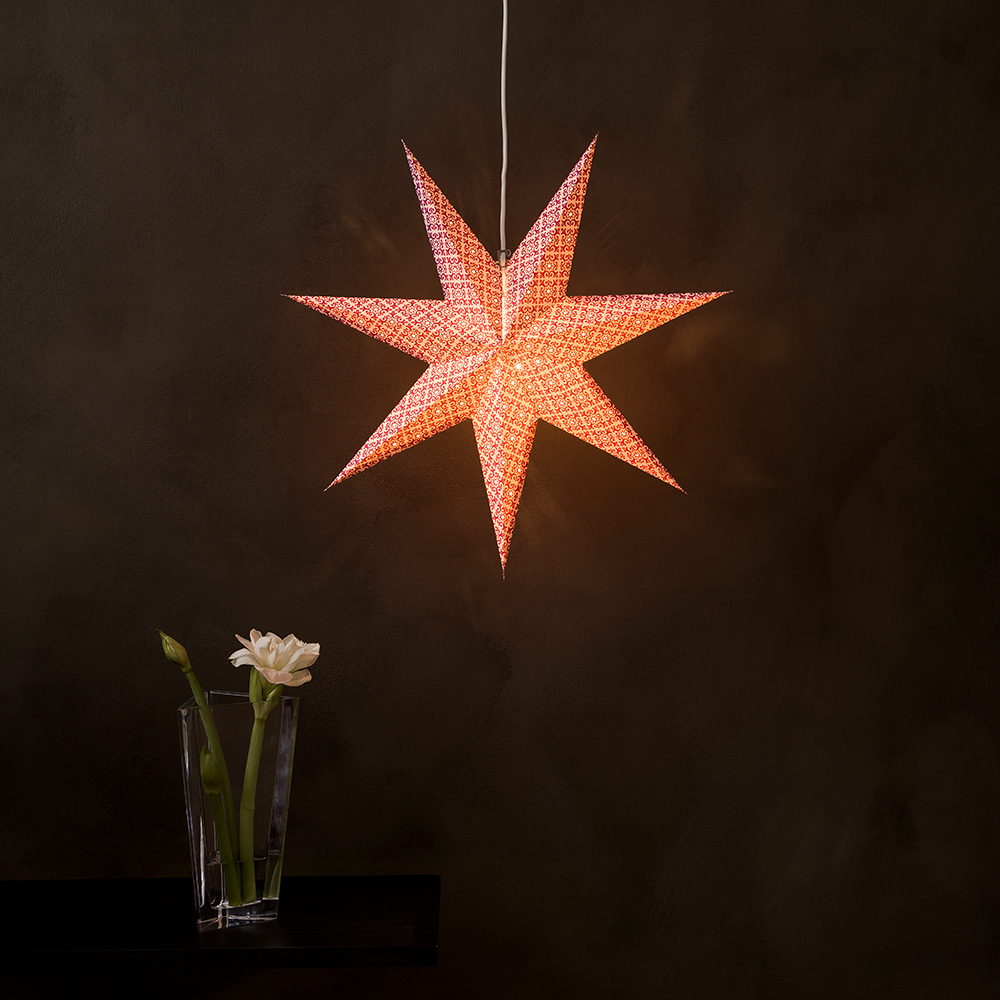 Adventsstjärna Gnosjö Konstsmide Hängande Mönstrad