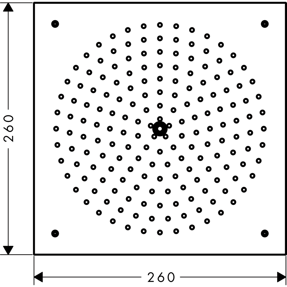 Huvuddusch Hansgrohe Raindance Air 240 1jet