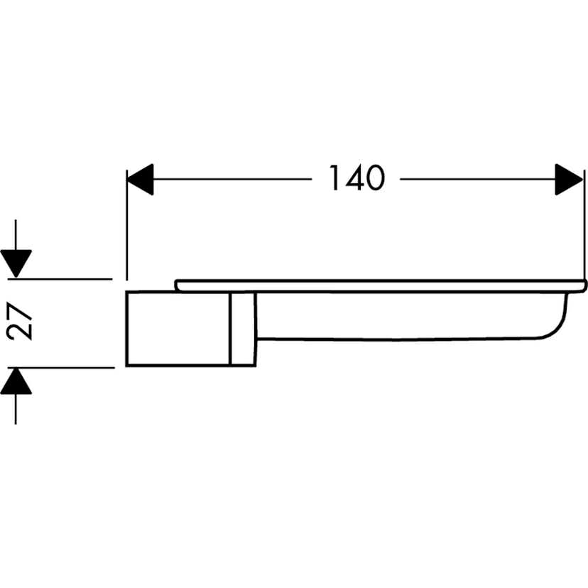 Tvålkopp Hansgrohe Casetta S