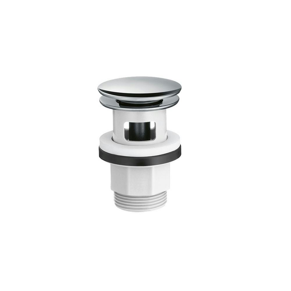 Bottenventil Hansgrohe Push-Open Krom